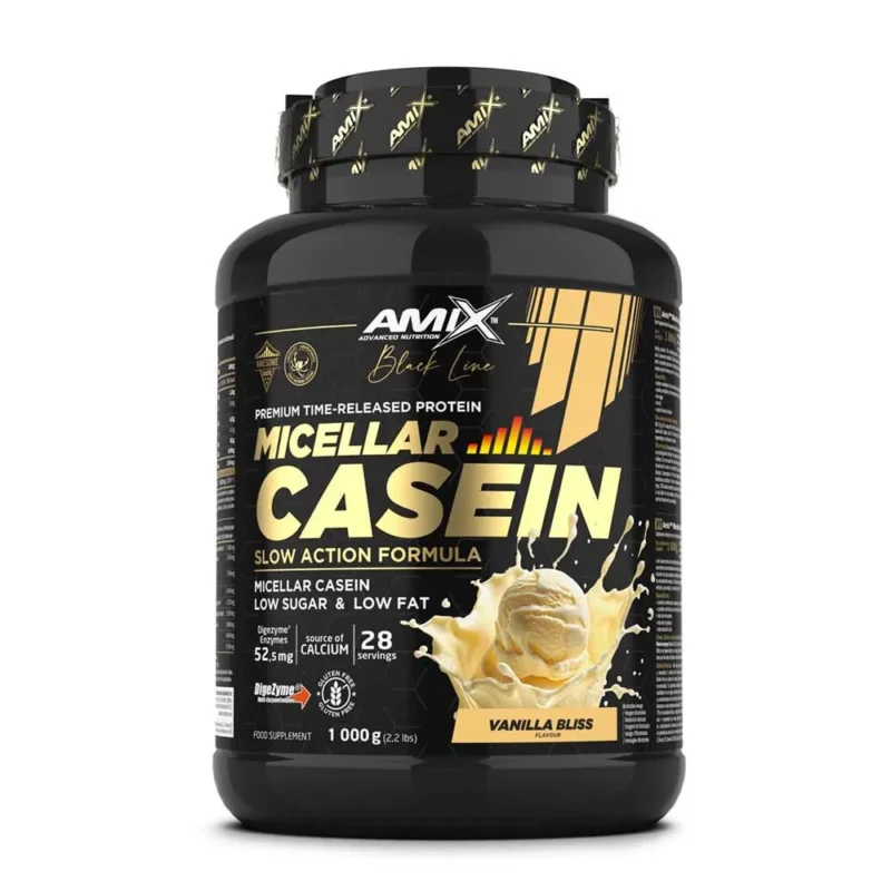 Marque Amix Protéine Black Micellar 1kg casein Vanille