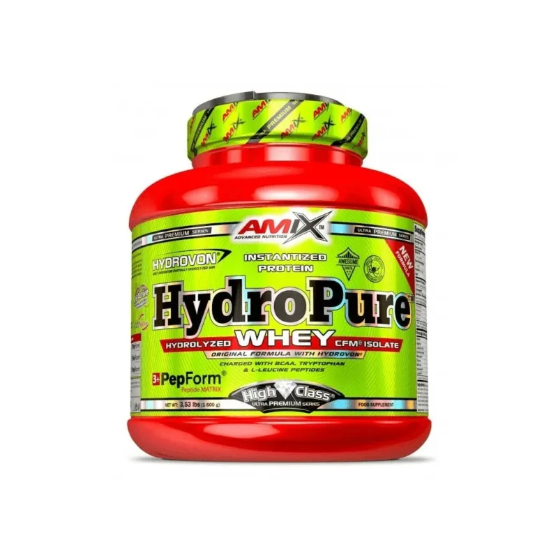 Amix Protéine de lactosérum HydroPure Chocolat Double 1600g Usine Directe