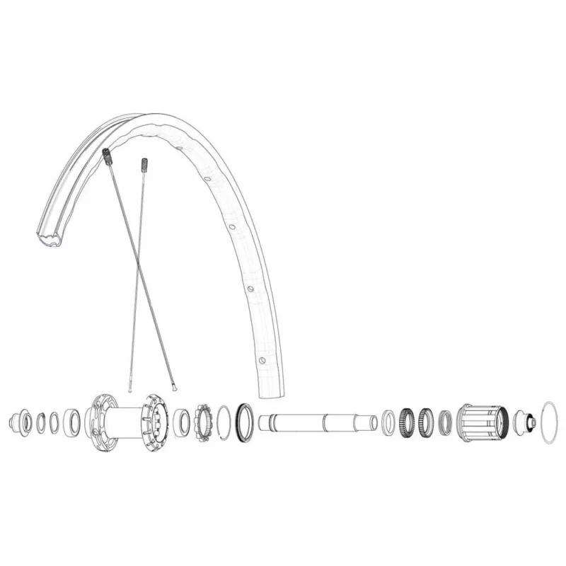 Mavic Rayons Kit 12 Rear Ksyrium SL NDS Achat Immédiat