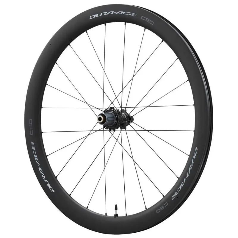 Acheter En Ligne Shimano Roue arrière de route Dura Ace R9270 C50 CL Disc Carbon Tubeless