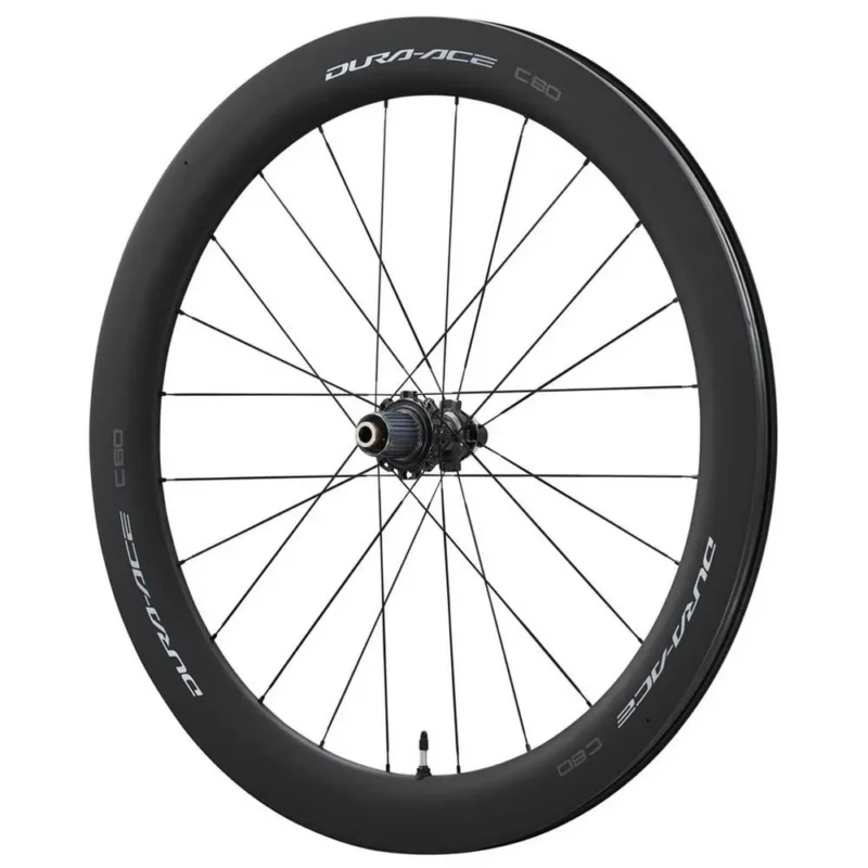 Shimano Roue arrière de route Dura Ace R9270 C60 CL Disc Carbon Tubeless Meilleure Vente