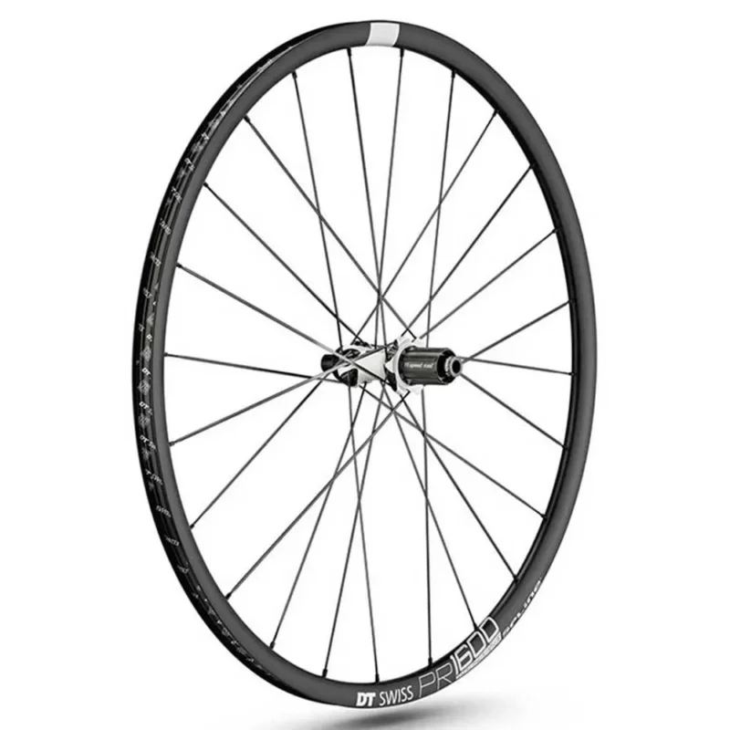 Promotion DT Swiss Roue arrière de route PR 1600 Spline 23 CL Disc Tubeless