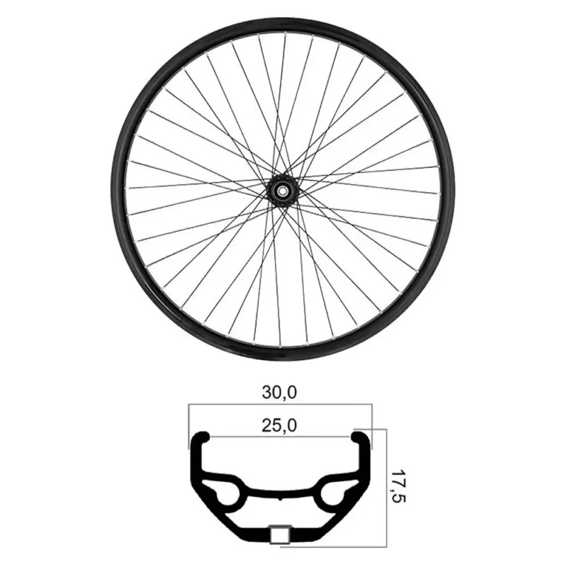 Seulement Aujourd'hui Mvtek Roue arrière de VTT 29´´ Disc Tubeless