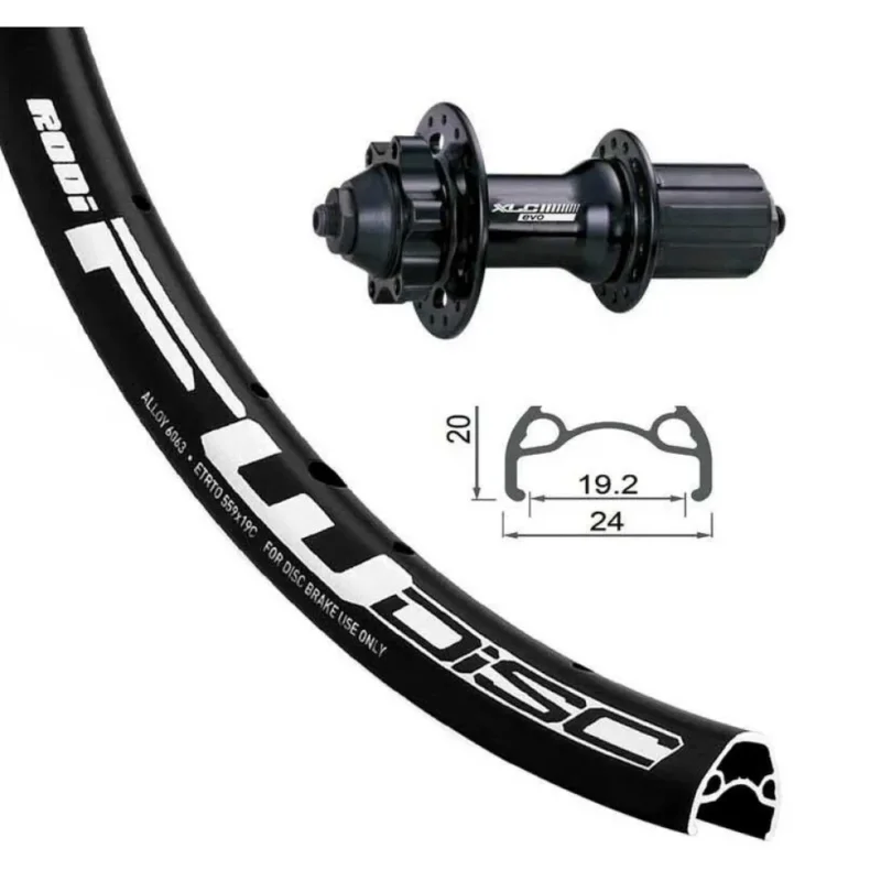 Achetez Aujourd'hui XLC Roue arrière Rodi A05 EVO 24´´ 6B Disc