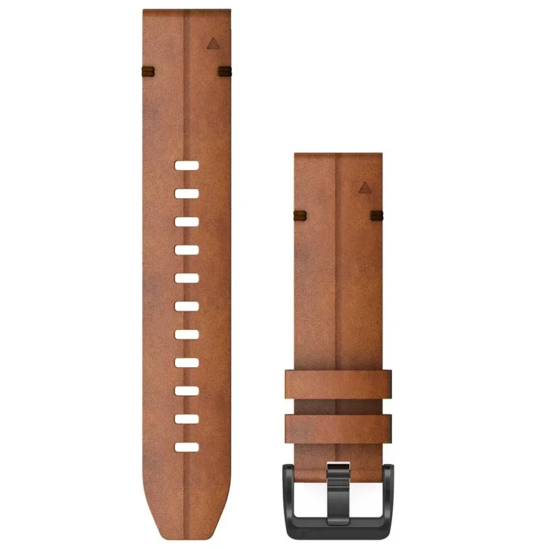 Paiement Sécurisé Garmin Sangle Cuir QuickFit 22 mm