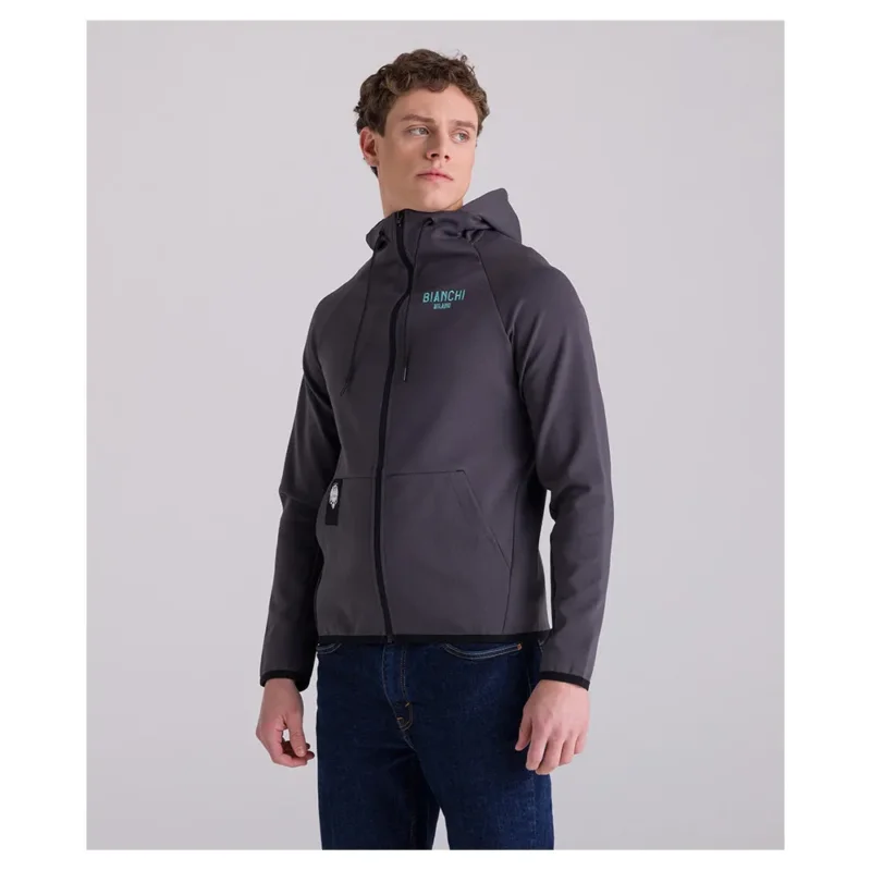 Nouveauté Santini Sweat à capuche Bianchi Milano Fan 2025