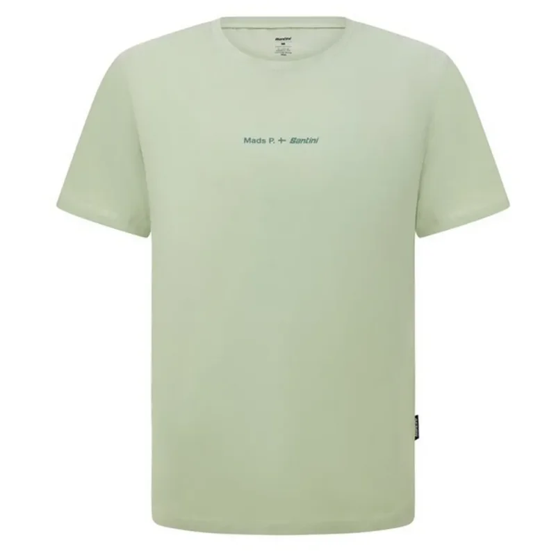 Santini T-shirt à manches courtes Mads Pedersen Momentum Series Quantité Limitée