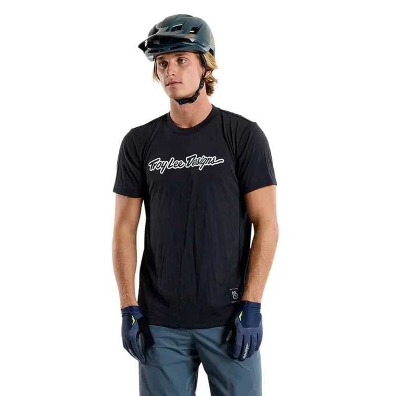 Troy Lee Designs T-shirt à manches courtes Skyline Ride Signature Expédition Rapide