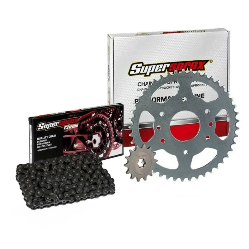 Prix Bas Supersprox Kit de transmission Hyosung GV 125 S Aquila KPER0012
