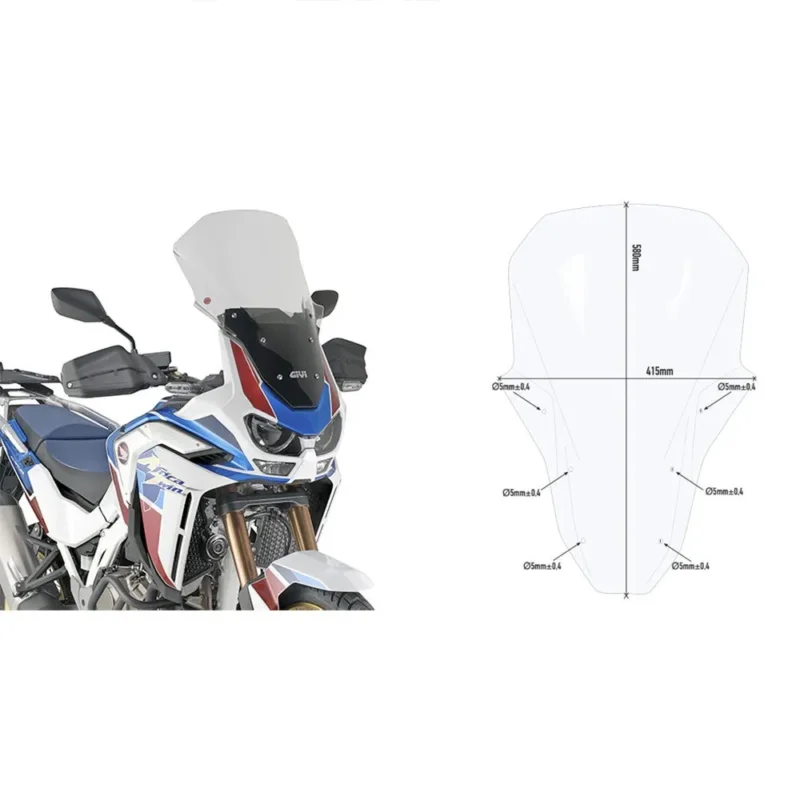Meilleure Vente Givi Pare-brise D1178ST Honda CRF1100L Africa Twin Adventure Sports