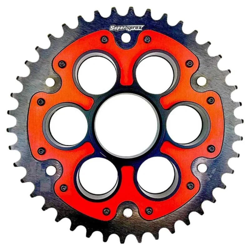 Dernier Modèle Supersprox Pignon arrière Stealth Ducati 525x43 RSA737525X43RED