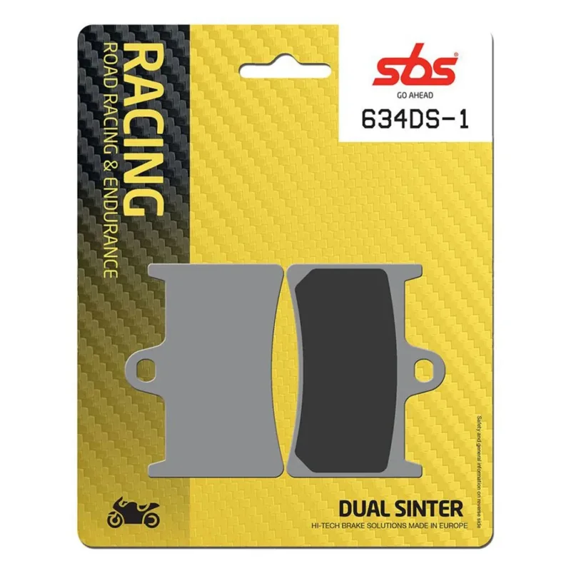 SBS Plaquettes de frein frittées Dual Dynamic Racing Concept 634DS-1 Nouveauté