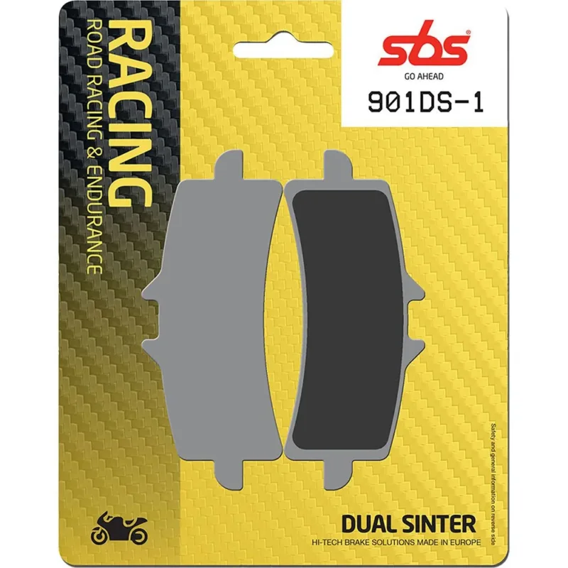 SBS Plaquettes de frein frittées Dual Road Racing Dynamic Racing Concept Hi-Tech 900DS-1 Promotion