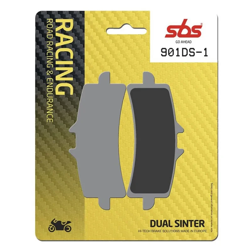 Top Vente SBS Plaquettes de frein frittées Dual Road Racing Dynamic Racing Concept Hi-Tech 901DS-1