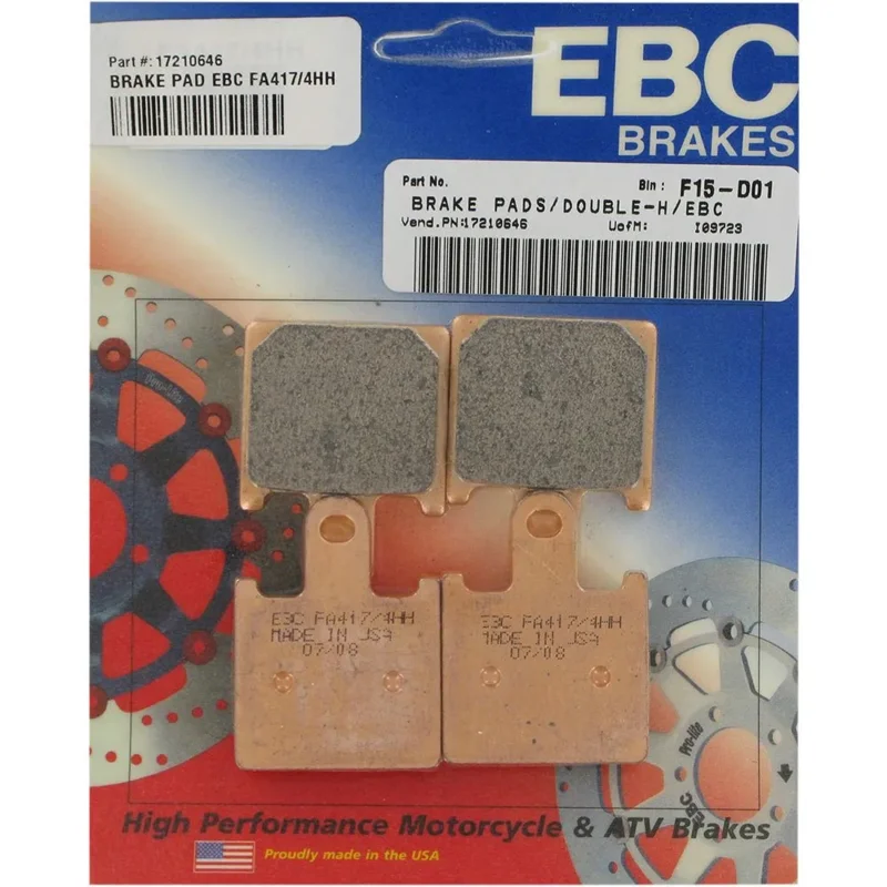 Vente Directe EBC Plaquettes de frein frittées FA-HH Series FA417/4HH