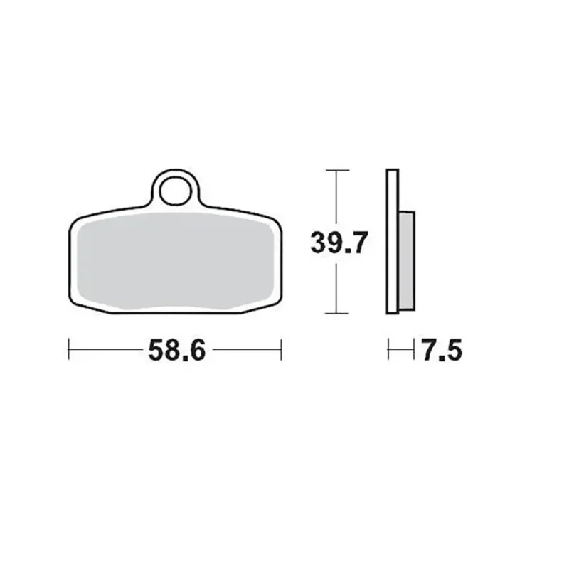 Super Prix Moto-master Plaquettes de frein frittées GasGas/Husqvarna/KTM/Sherco 097412