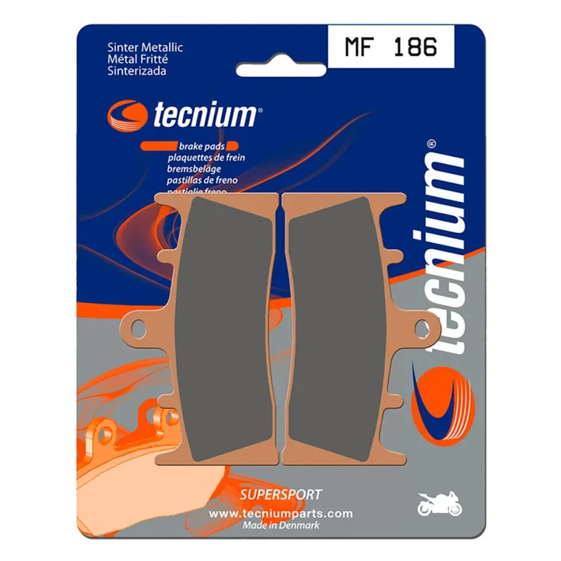 Tecnium Plaquettes de frein frittées MF186 Commander Vite