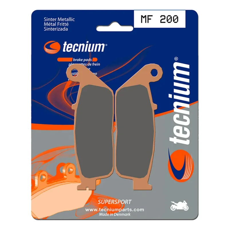 Dernier Modèle Tecnium Plaquettes de frein frittées MF200