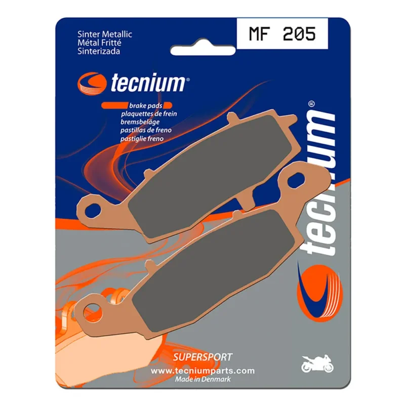 Haute Qualité Tecnium Plaquettes de frein frittées MF205