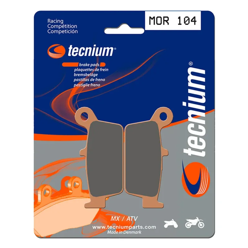 Nouvel Arrivage Tecnium Plaquettes de frein frittées MOR104