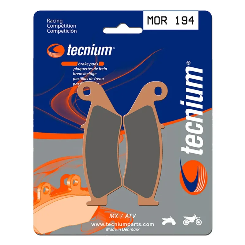 Tecnium Plaquettes de frein frittées MOR194 Vente Directe