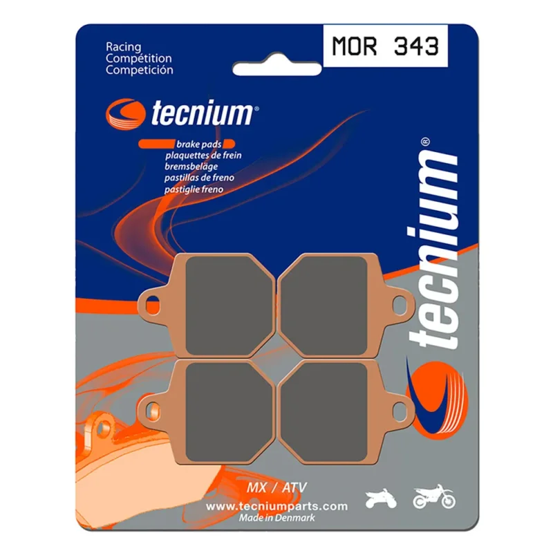 Tecnium Plaquettes de frein frittées MOR343 Expédition Rapide