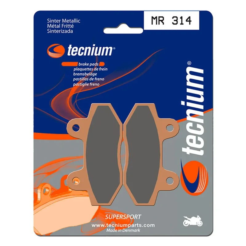 Tecnium Plaquettes de frein frittées MR314 Réduction
