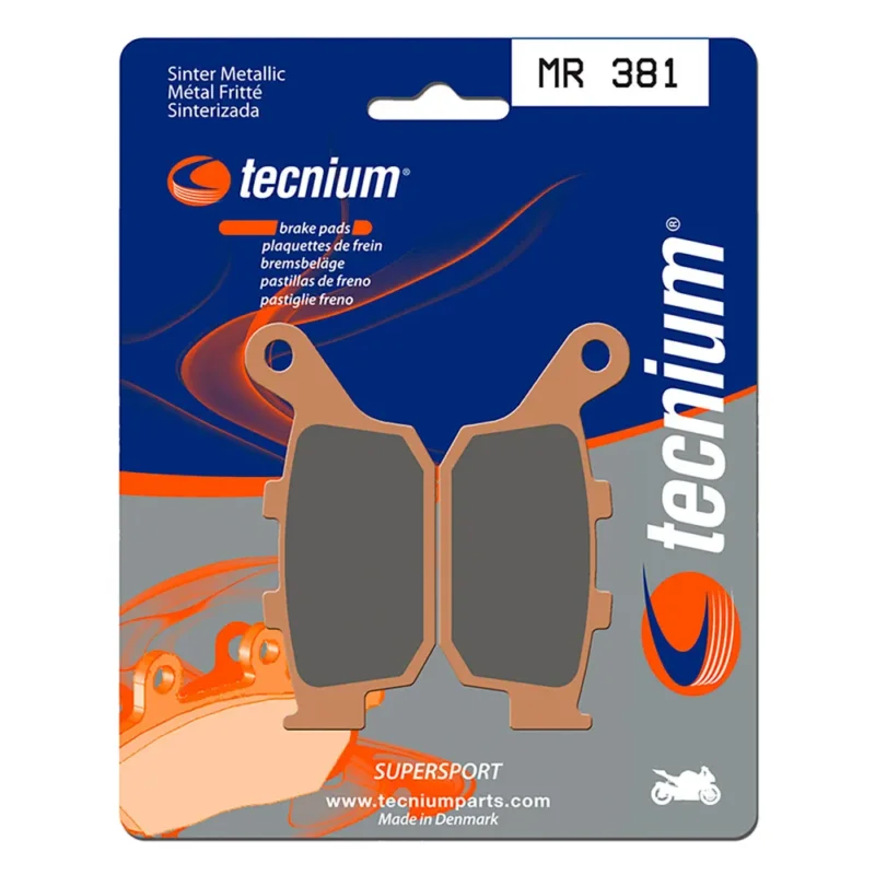 Nouveauté Tecnium Plaquettes de frein frittées MR381