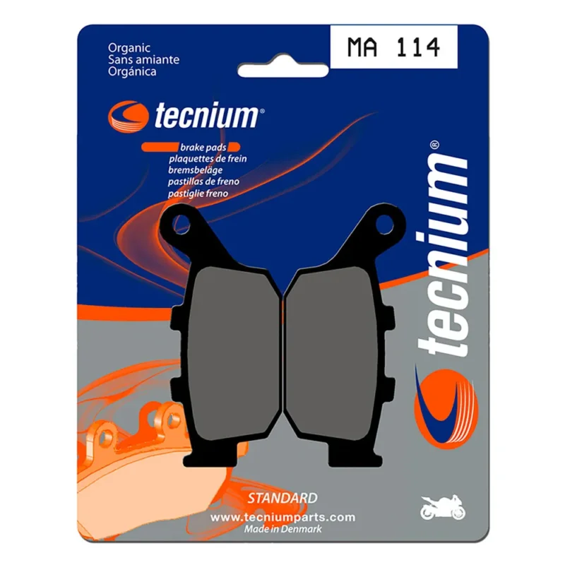 Tecnium Plaquettes de frein organiques MA114 Nouvel Arrivage