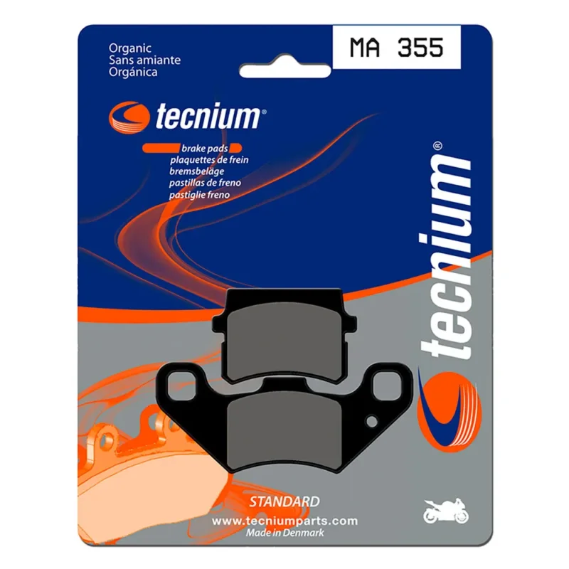 Commander Vite Tecnium Plaquettes de frein organiques MA355