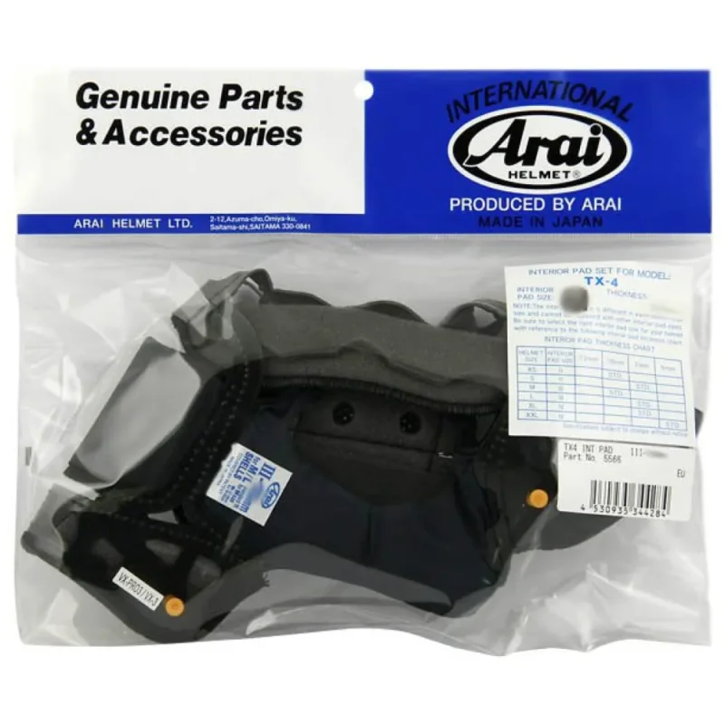 Arai Rembourrage intérieur Tour-X4/MX-V Offre Du Jour
