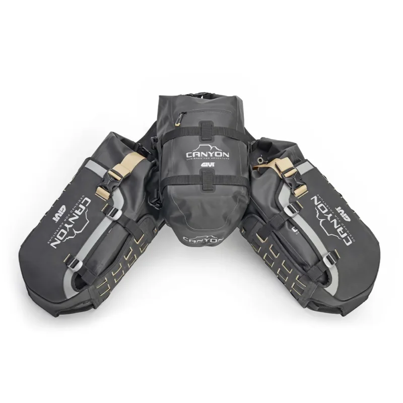 Givi Sacoches latérales Canyon 2+1 16+16+12L Usine Directe