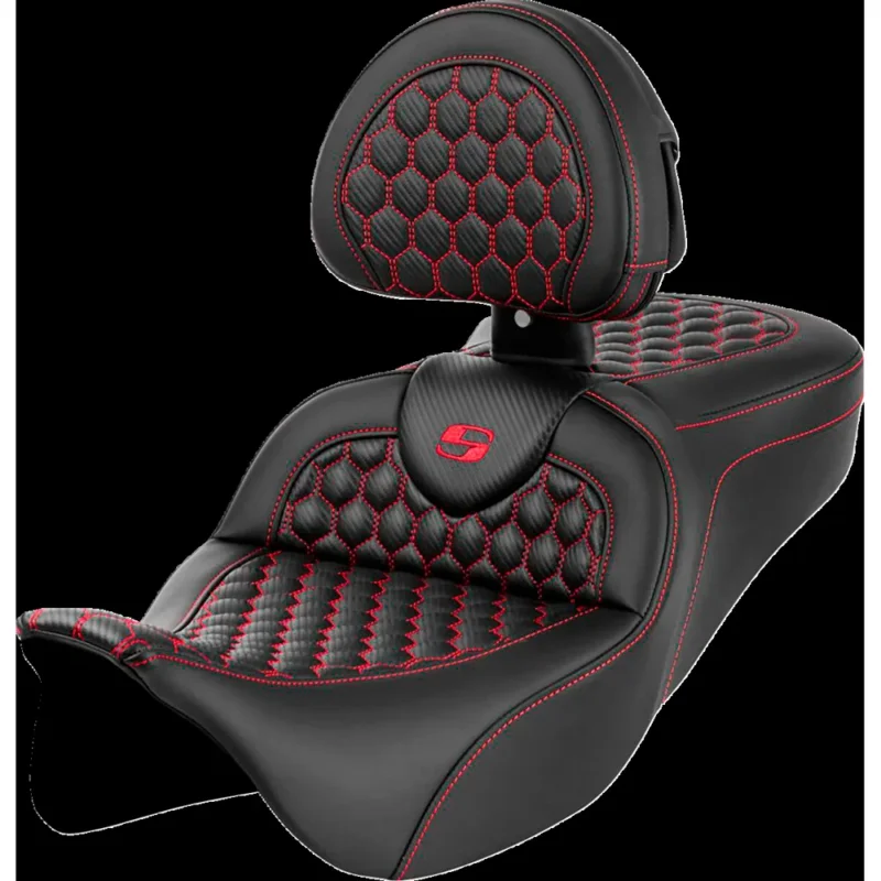 Top Vente Saddlemen Selle de moto Roadsofa™ Harley Davidson FLH 1868 ABS 21/FLHFB 1868 ABS 23/FLHR 1584 08-11 808-07B-189B4