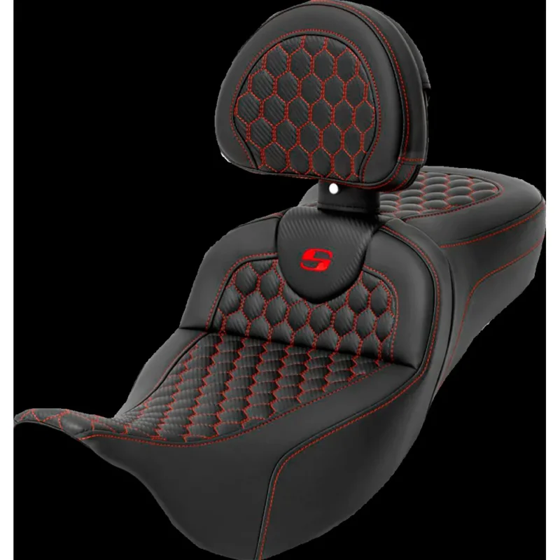 Saddlemen Selle de moto Roadsofa™ Harley Davidson FLH 1868 ABS 21/FLHFB 1868 ABS 23/FLHR 1584 08-11 808-07B-190B4 Populaire