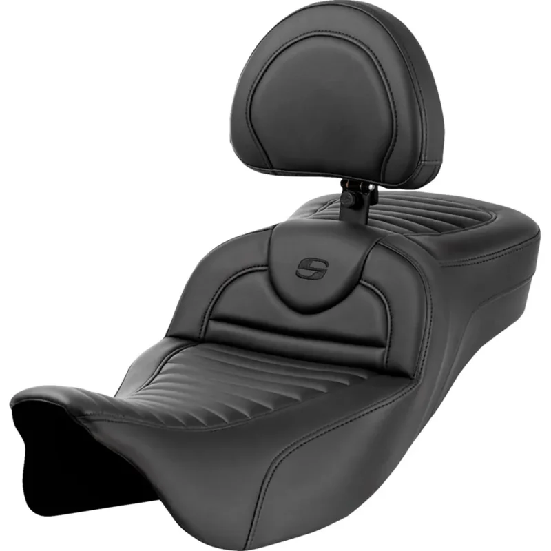 Saddlemen Selle de moto Roadsofa™ Harley Davidson FLH 1868 ABS 21/FLHFB 1868 ABS 23/FLHR 1584 08-11 808-07B-203B0 Prix Cassé