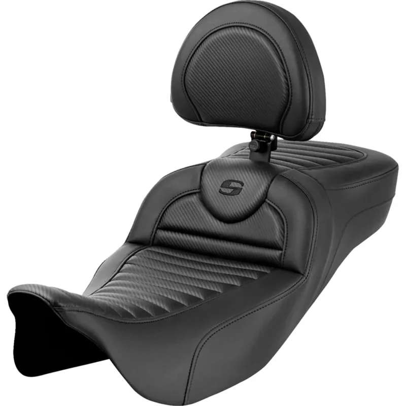 Solde Saddlemen Selle de moto Roadsofa™ Harley Davidson FLH 1868 ABS 21/FLHFB 1868 ABS 23/FLHR 1584 08-11 808-07B-205B0