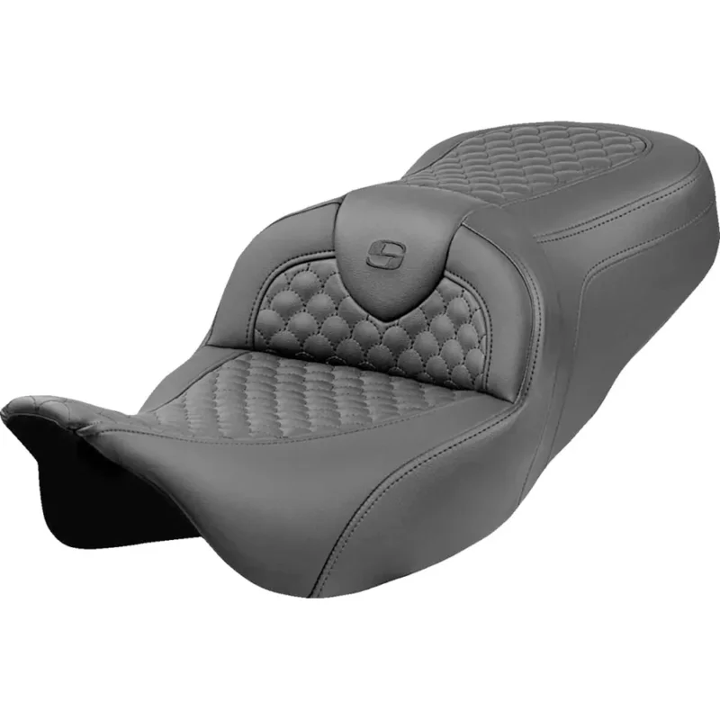 Certifié Saddlemen Selle de moto Roadsofa™ Harley Davidson FLH 1868 ABS 21/FLHFB 1868 ABS 23/FLHR 1584 08-11 808-07B-20800