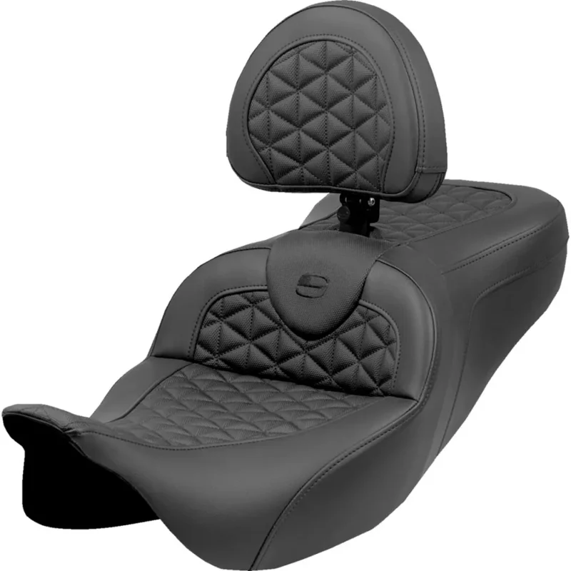 Dernier Modèle Saddlemen Selle de moto Roadsofa™ Harley Davidson FLH 1868 ABS 21/FLHFB 1868 ABS 23/FLHR 1584 08-11 808-07B-210B0
