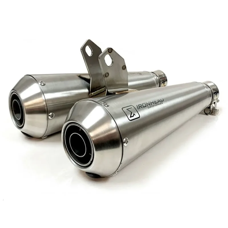 Ixil Silencieux conique homologué Ironhead Triumph Street Cup/Street Twin 16-20 Stainless Steel Bon Marché