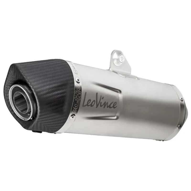 Achat Immédiat Leovince Silencieux homologué LV One Evo Husqvarna 701 Supermoto/Enduro/LR 21-22 Ref 14367E Stainless Steel&Carbon