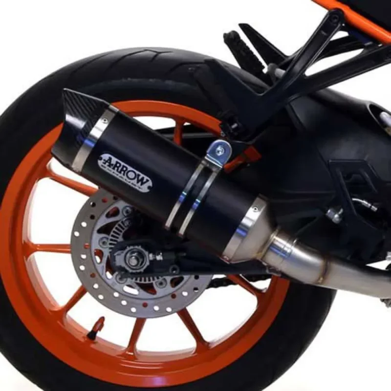 Vente Directe Arrow Silencieux homologué Thunder Aluminium Dark With Carbon End Cap KTM RC 390 ´17-20