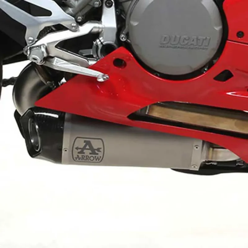 Populaire Arrow Silencieux homologué Titanium Work With Carbon End Cap Ducati Panigale V2 955 ´20