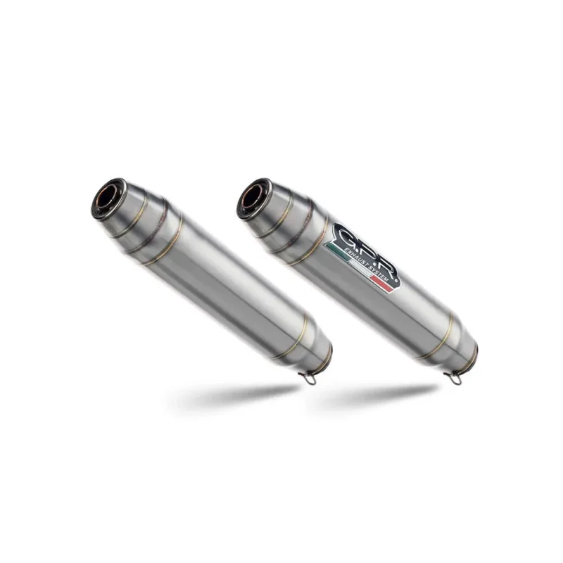 GPR Exhaust Systems Silencieux Slip On homologué Deeptone Inox Triumph Bonneville T100 2001-14 Round Prix Promo