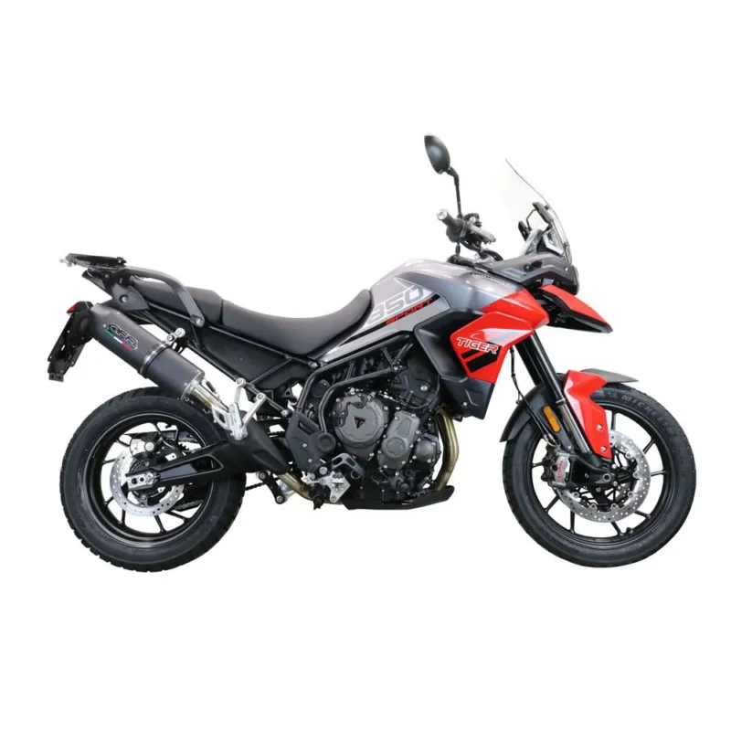GPR Exhaust Systems Silencieux Slip On homologué Furore Evo4 Nero Triumph Tiger 850 23-24 Ref E5.T.98.FNE4 Authentique