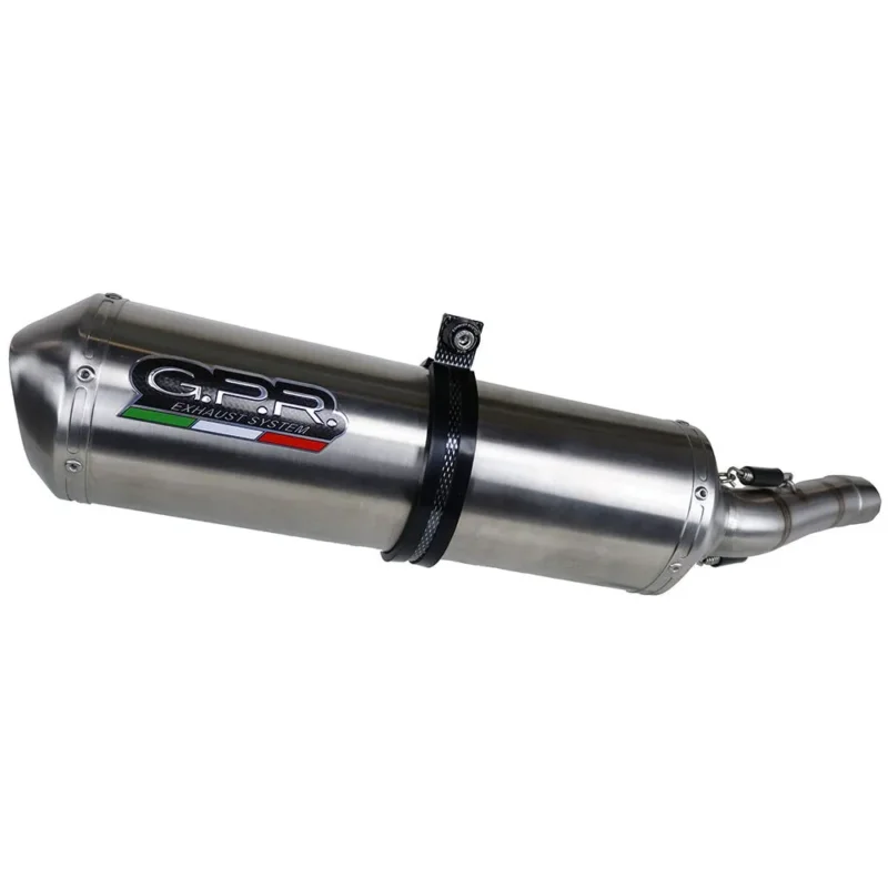 GPR Exhaust Systems Silencieux Slip On homologué Satinox Suzuki DR 350/S 90-93 Offre Limitée