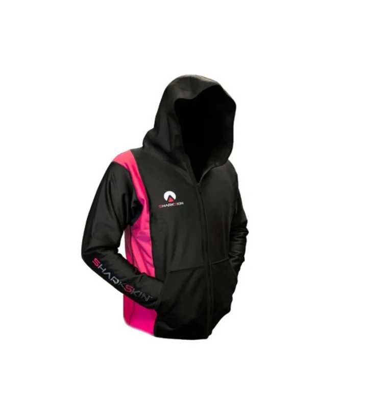 Expédié Aujourd'hui Veste Sharkskin Chillproof Noir/Rose - Femme