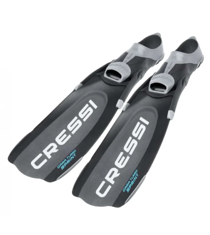 Palmes Cressi Gara Turbo Sprint Noir Seulement Aujourd'hui