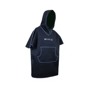 Pas Cher Poncho Beuchat Noir/Bleu