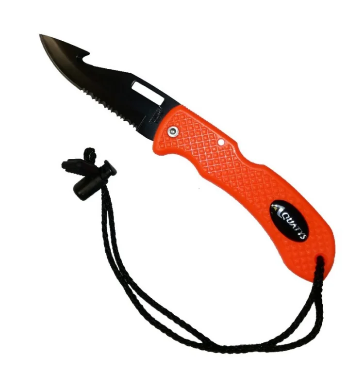 Commande En Gros Couteau Aquatys pliant Inox- Orange