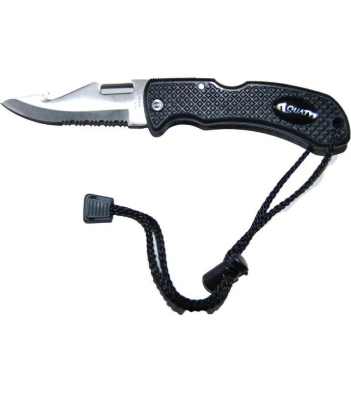 Couteau Aquatys pliant Inox- Noir Jusqu'à Épuisement Des Stocks